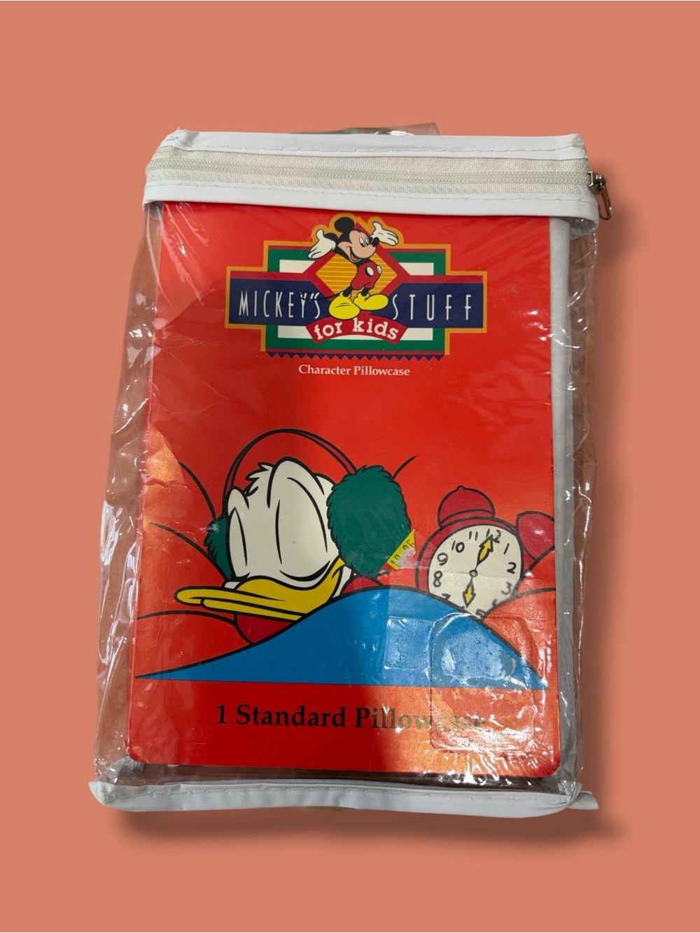 Mickey's Stuff for Kids Donald Duck Pillowcase - BNIP
